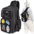 LUCKYPATCH Fly Fishing Sling Pack with DIY Patches