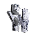 Ivei SunShield Gloves UPF 50+ UV Protection Fingerless for Outdoor Sports (Grey XL)