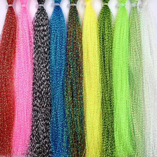 Crystal Flash 10-Pack Fly Tying Kit